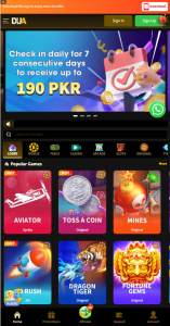 DUA66 Game free download (Real online money earning) 1